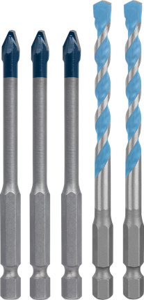 „Bosch EXPERT HEX-9“ grąžtų rinkinys kietai keramikai.